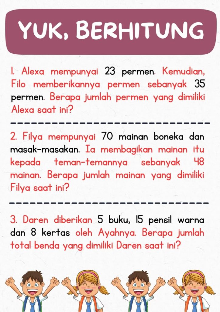 40 Contoh soal cerita matematika kelas 2 sd paling sering muncul di ujian tahun 2026