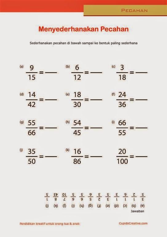 Contoh Soal Menyederhanakan Pecahan Kelas 4 Dalchaebi Contoh Soal Menyederhanakan Pecahan Kelas 4 Dalchaebi