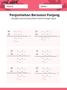 Penjumlahan Bersusun Panjang PDF