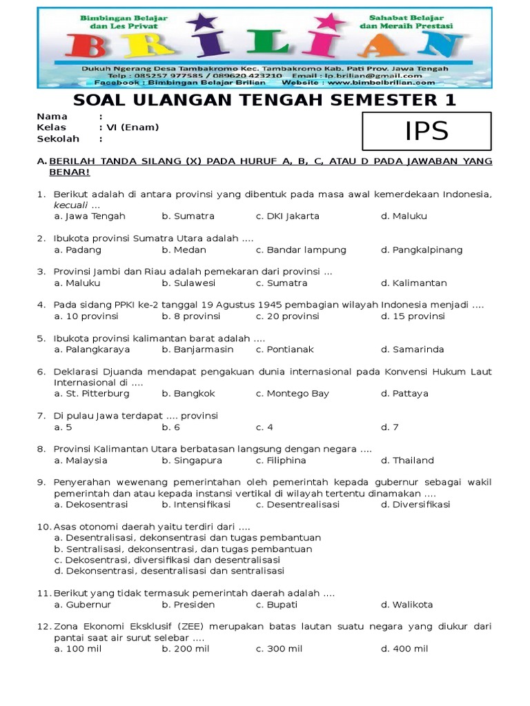 3 Fakta Mengejutkan di Soal IPS Kelas 6 Semester 1 Tentang Perkembangan Masyarakat yang Jarang Diketahui