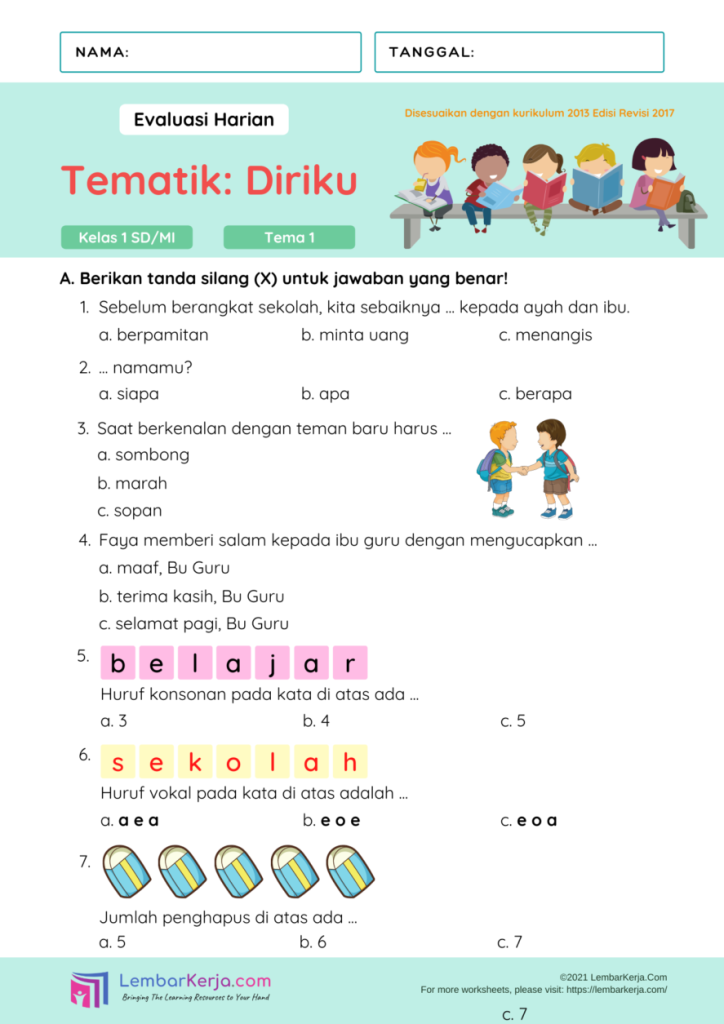 5 Fakta Mengejutkan Soal untuk Anak SD Kelas 1 yang Sering Dianggap Sulit, Ternyata Mudah