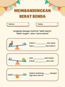 Perbandingan Berat Benda Kelas 2 SD PDF