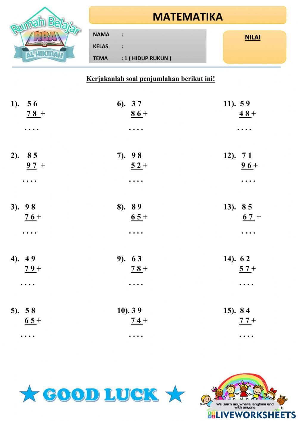 7 Cara Seru Belajar Soal Matematika Tema 5 Kelas 2, Anak Jadi Jago Hitung 7 Cara Seru Belajar Soal Matematika Tema 5 Kelas 2, Anak Jadi Jago Hitung