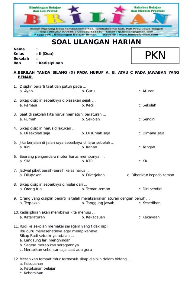 10 Latihan Soal Kewarganegaraan SD Kelas 3 Semester 2 yang Wajib Dikuasai Sebelum Ujian 2026