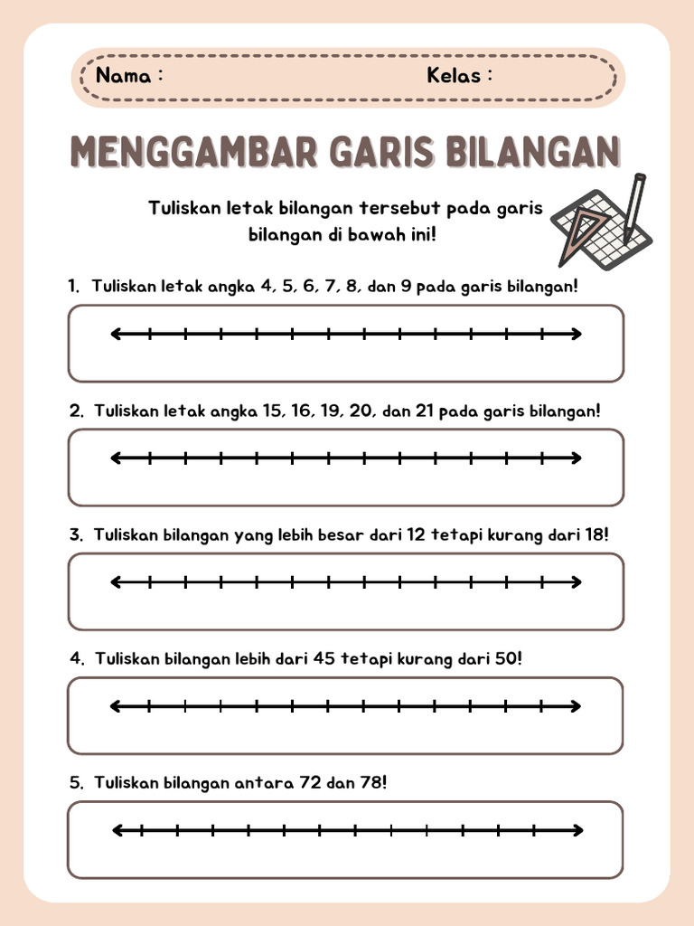7 Latihan Soal Garis Bilangan SD Kelas 4 dan Pembahasan Terbukti Bikin Paham