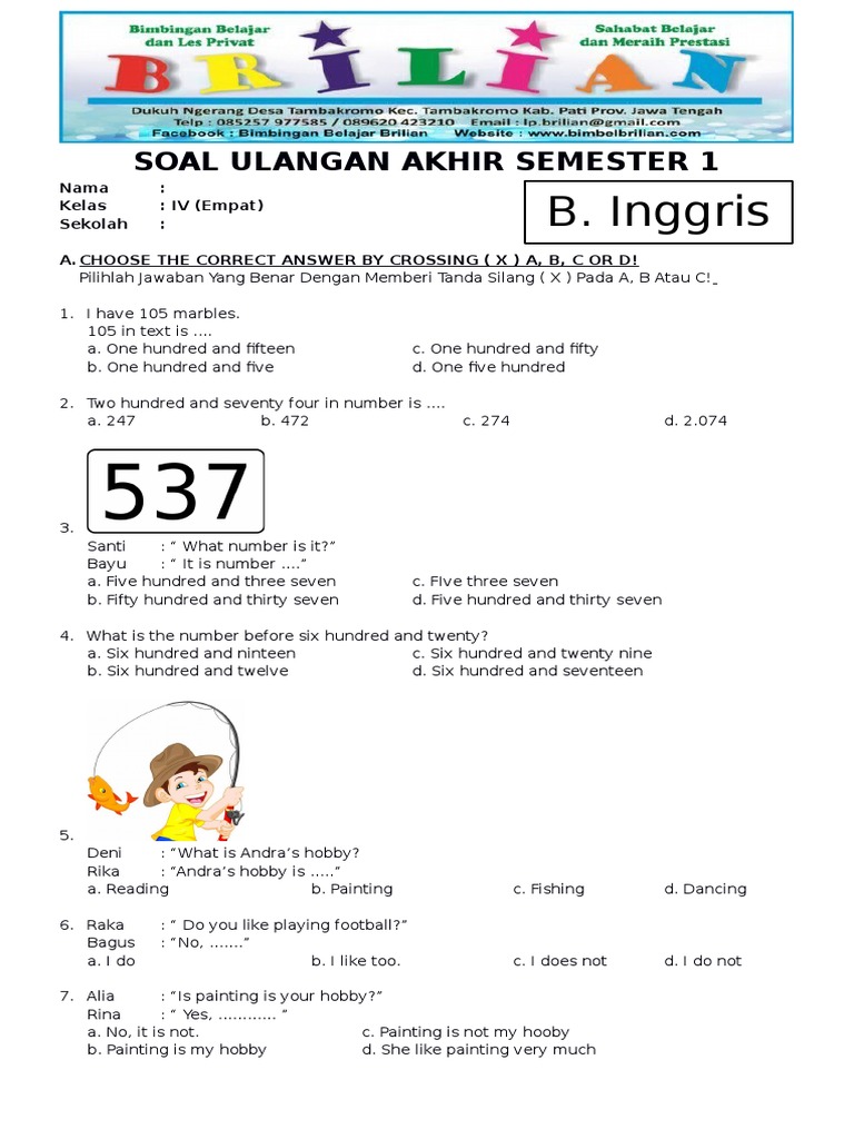 7 Rahasia latihan soal ipa kelas 4 bahasa inggris Bantu Anak Cepat Paham Sebelum Ujian