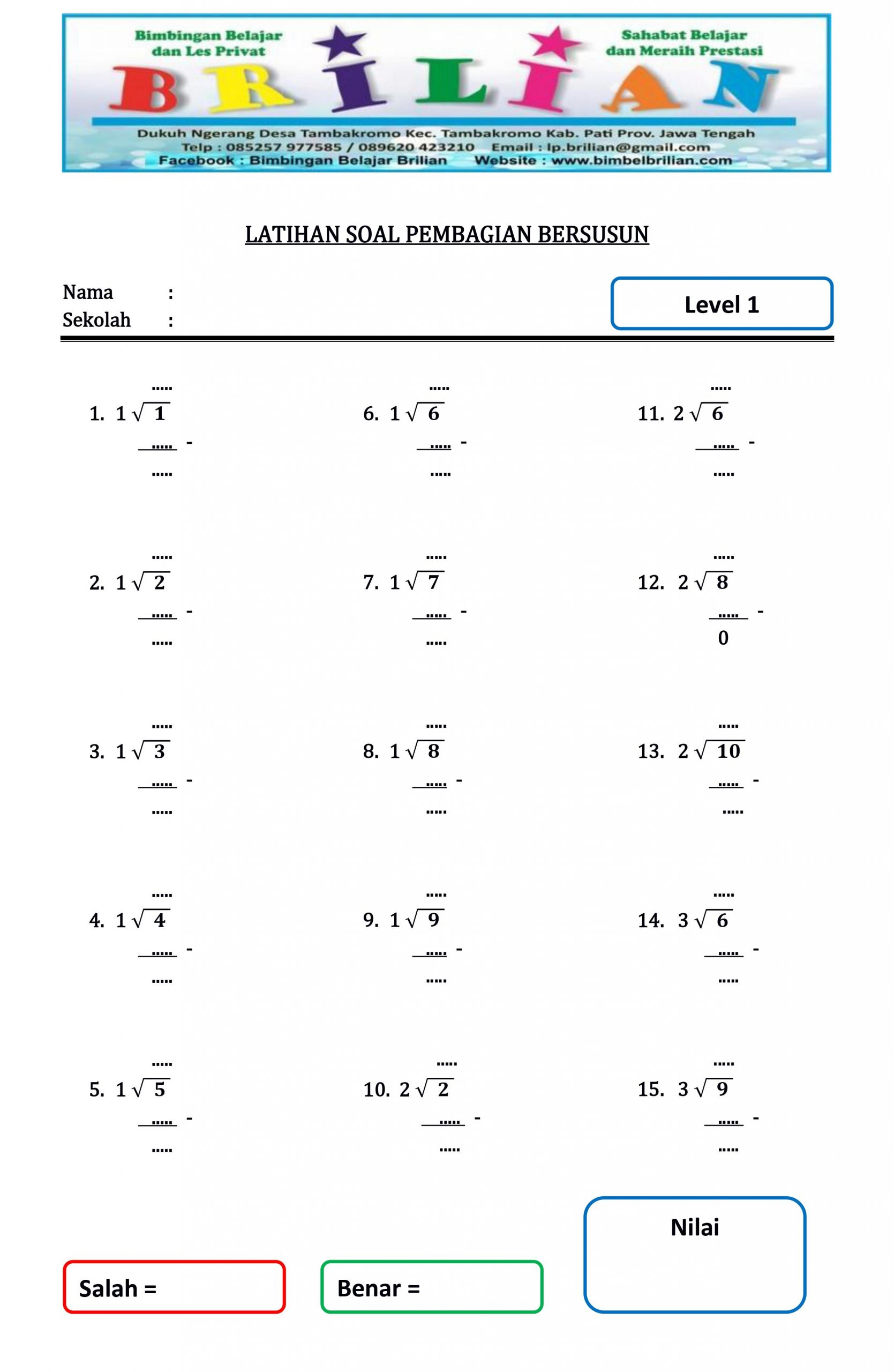 Terbukti! 7 Latihan Soal Matematika Kelas 3 Pembagian yang Bikin Anak Cepat Menguasai