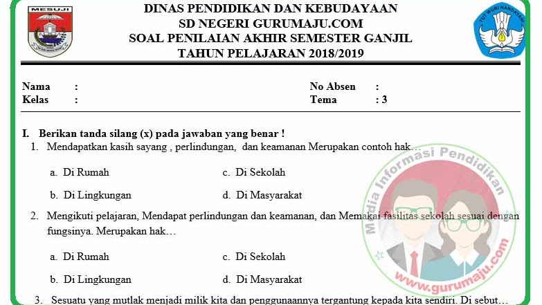 7 Contoh Soal Tema 3 Kelas 6 SD K13 yang Terbukti Bikin Nilai OMI Fisika Meningkat