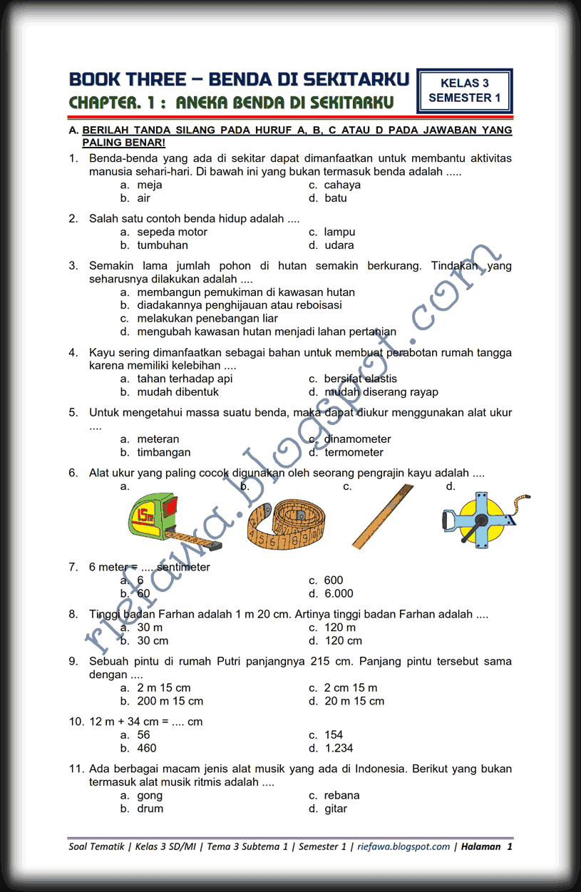 Rahasia Lulus Ujian dengan Contoh Soal Tema 3 Subtema 2 Kelas 3 yang Wajib Tahu Rahasia Lulus Ujian dengan Contoh Soal Tema 3 Subtema 2 Kelas 3 yang Wajib Tahu