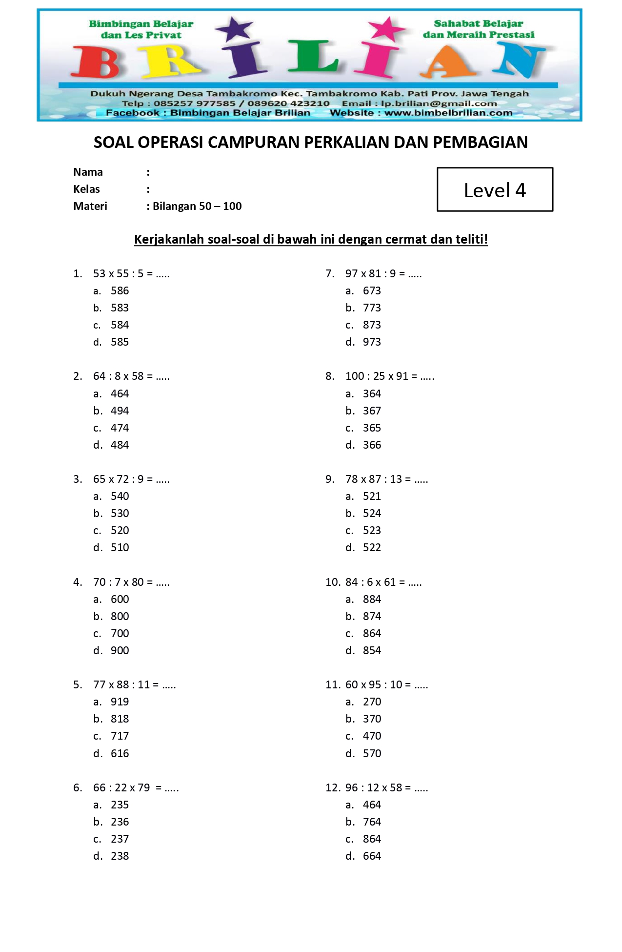 Rahasia Skor Tinggi Lewat Latihan Soal Soal Tentang Materi Kelas 4 dan 5 6 SD Terbaru