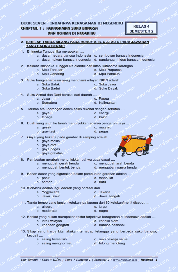 Wajib Tahu Contoh Soal Tema 7 Indahnya Keberagaman Kelas 4 Agar Nilai Sempurna Wajib Tahu Contoh Soal Tema 7 Indahnya Keberagaman Kelas 4 Agar Nilai Sempurna