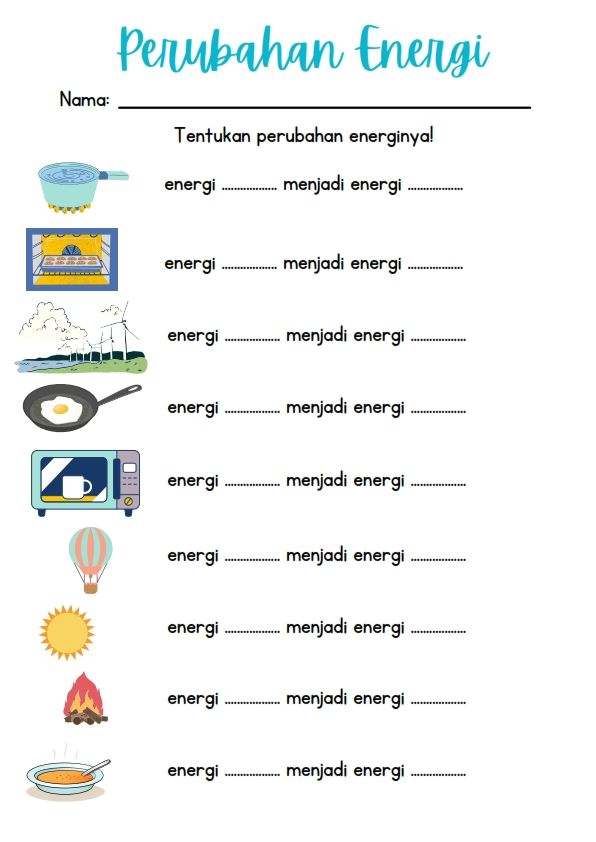 Wajib Tahu Kumpulan soal soal tentang energi dan perubahannya untuk sd kelas 4 Terbaru